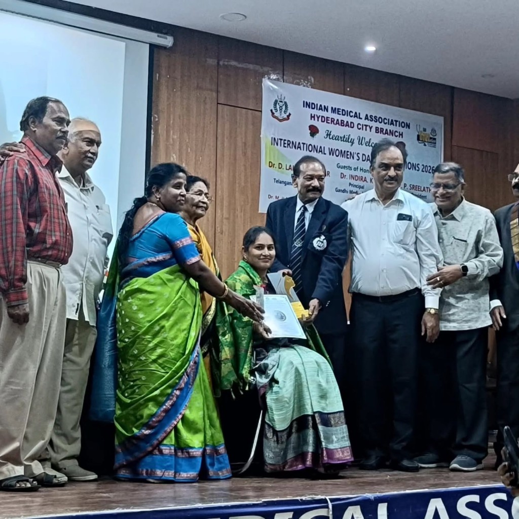 Dr. Priyanka recognized by Indian Medical Association, Hyderabad